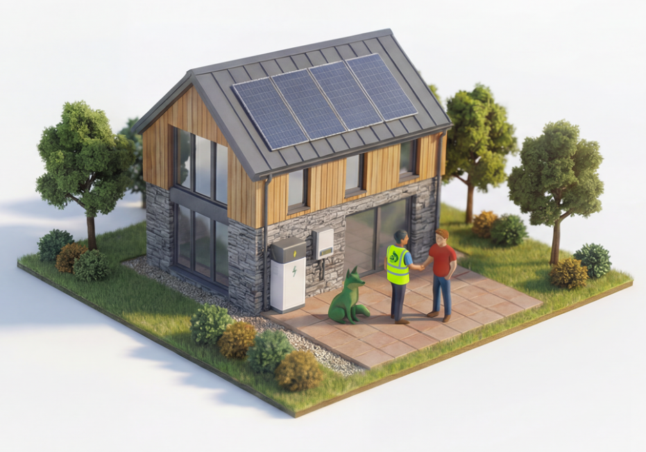 GreenFox Energy solar installation